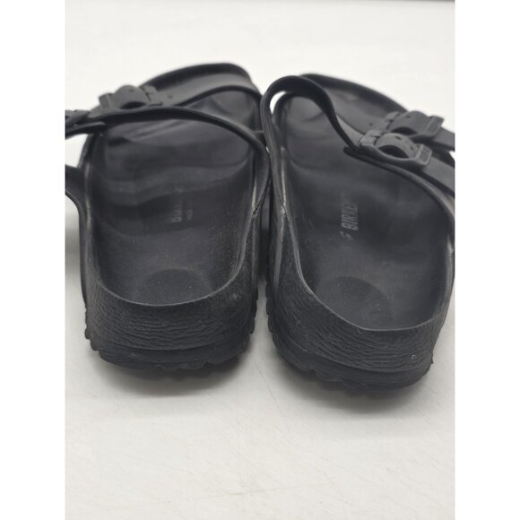 Birkenstock Arizona EVA Sandals Womens Size 7 Womens 6 Black Two Strap Slides - Picture 5 of 11